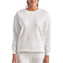 TriDri Womens Billie Side Zip Crewneck Sweatshirt - White
