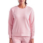 TriDri Womens Billie Side Zip Crewneck Sweatshirt - Light Pink