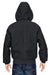 Dickies TJ718 Mens Water Resistant Duck Cloth Full Zip Hooded Jacket Black Back