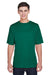 Team 365 TT11 Mens Zone Performance Moisture Wicking Short Sleeve Crewneck T-Shirt Forest Green Front