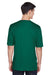 Team 365 TT11 Mens Zone Performance Moisture Wicking Short Sleeve Crewneck T-Shirt Forest Green Back