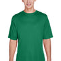Team 365 Mens Zone Performance Moisture Wicking Short Sleeve Crewneck T-Shirt - Kelly Green