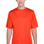 Team 365 Mens Zone Performance Moisture Wicking Short Sleeve Crewneck T-Shirt - Orange