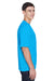 Team 365 TT11 Mens Zone Performance Moisture Wicking Short Sleeve Crewneck T-Shirt Electric Blue SIde