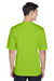Team 365 TT11 Mens Zone Performance Moisture Wicking Short Sleeve Crewneck T-Shirt Acid Green Back