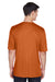 Team 365 TT11 Mens Zone Performance Moisture Wicking Short Sleeve Crewneck T-Shirt Burnt Orange Back