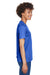 Team 365 TT11HW Womens Sonic Performance Heather Moisture Wicking Short Sleeve V-Neck T-Shirt Royal Blue Side