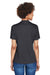 Team 365 TT11HW Womens Sonic Performance Heather Moisture Wicking Short Sleeve V-Neck T-Shirt Black Back