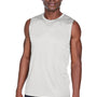 Team 365 Mens Zone Performance Muscle Moisture Wicking Tank Top - Graphite Grey