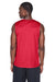 Team 365 TT11M Mens Zone Performance Muscle Moisture Wicking Tank Top Red Back