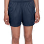 Team 365 Womens Zone Performance Moisture Wicking Shorts w/ Pockets - Dark Navy Blue