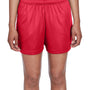 Team 365 Womens Zone Performance Moisture Wicking Shorts w/ Pockets - Red