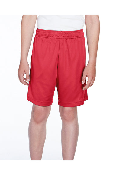 Team 365 TT11SHY Youth Zone Performance Shorts w/ Pockets Red Front