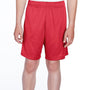 Team 365 Youth Zone Performance Moisture Wicking Shorts w/ Pockets - Red