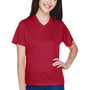 Team 365 Womens Zone Performance Moisture Wicking Short Sleeve V-Neck T-Shirt - Scarlet Red