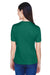 Team 365 TT11W Womens Zone Performance Moisture Wicking Short Sleeve V-Neck T-Shirt Forest Green Back