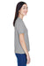 Team 365 TT11W Womens Zone Performance Moisture Wicking Short Sleeve V-Neck T-Shirt Graphite Grey Side