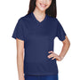 Team 365 Womens Zone Performance Moisture Wicking Short Sleeve V-Neck T-Shirt - Dark Navy Blue