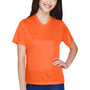 Team 365 Womens Zone Performance Moisture Wicking Short Sleeve V-Neck T-Shirt - Orange