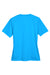 Team 365 TT11W Womens Zone Performance Moisture Wicking Short Sleeve V-Neck T-Shirt Electric Blue Flat Back