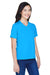 Team 365 TT11W Womens Zone Performance Moisture Wicking Short Sleeve V-Neck T-Shirt Electric Blue 3Q