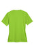 Team 365 TT11W Womens Zone Performance Moisture Wicking Short Sleeve V-Neck T-Shirt Acid Green Flat Back
