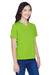 Team 365 TT11W Womens Zone Performance Moisture Wicking Short Sleeve V-Neck T-Shirt Acid Green 3Q