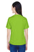 Team 365 TT11W Womens Zone Performance Moisture Wicking Short Sleeve V-Neck T-Shirt Acid Green Back