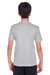 Team 365 TT11Y Youth Zone Performance Moisture Wicking Short Sleeve Crewneck T-Shirt Silver Grey Back