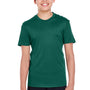 Team 365 Youth Zone Performance Moisture Wicking Short Sleeve Crewneck T-Shirt - Forest Green