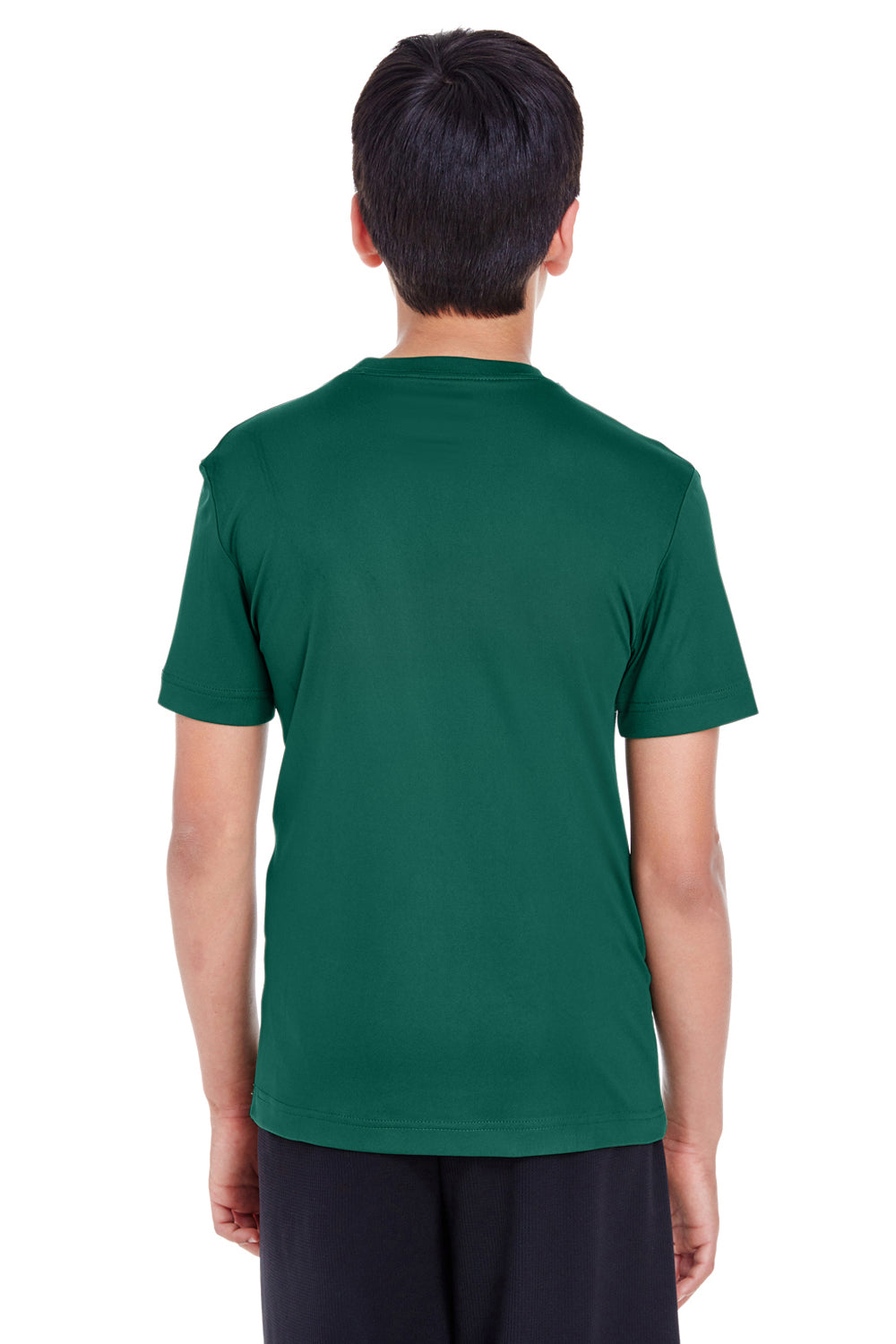 Team 365 TT11Y Youth Zone Performance Moisture Wicking Short Sleeve Crewneck T-Shirt Forest Green Back