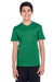 Team 365 TT11Y Youth Zone Performance Moisture Wicking Short Sleeve Crewneck T-Shirt Kelly Green Front