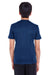 Team 365 TT11Y Youth Zone Performance Moisture Wicking Short Sleeve Crewneck T-Shirt Navy Blue Back