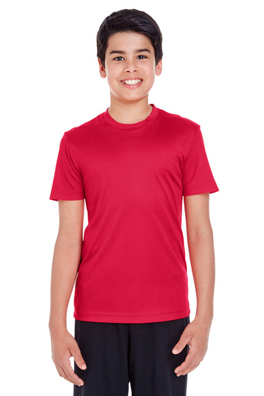 Team 365 TT11Y Youth Zone Performance Moisture Wicking Short Sleeve Crewneck T-Shirt Red Front