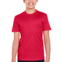 Team 365 Youth Zone Performance Moisture Wicking Short Sleeve Crewneck T-Shirt - Red