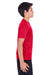 Team 365 TT11Y Youth Zone Performance Moisture Wicking Short Sleeve Crewneck T-Shirt Red Side