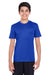 Team 365 TT11Y Youth Zone Performance Moisture Wicking Short Sleeve Crewneck T-Shirt Royal Blue Front