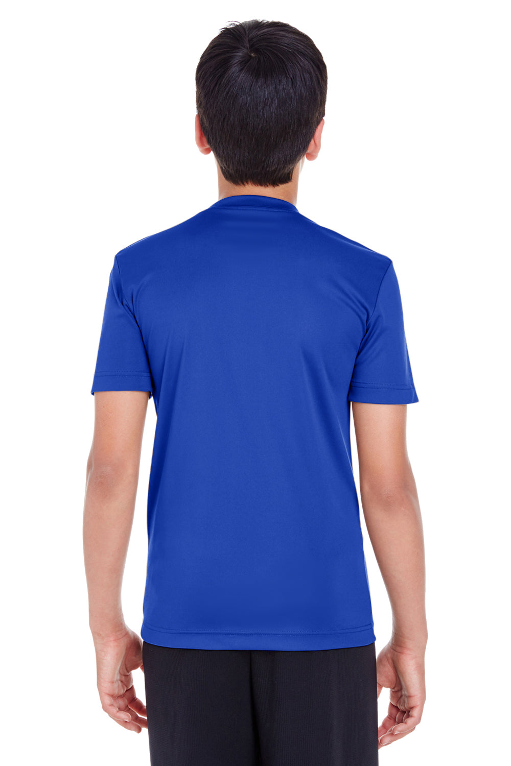 Team 365 TT11Y Youth Zone Performance Moisture Wicking Short Sleeve Crewneck T-Shirt Royal Blue Back
