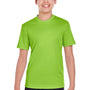 Team 365 Youth Zone Performance Moisture Wicking Short Sleeve Crewneck T-Shirt - Acid Green