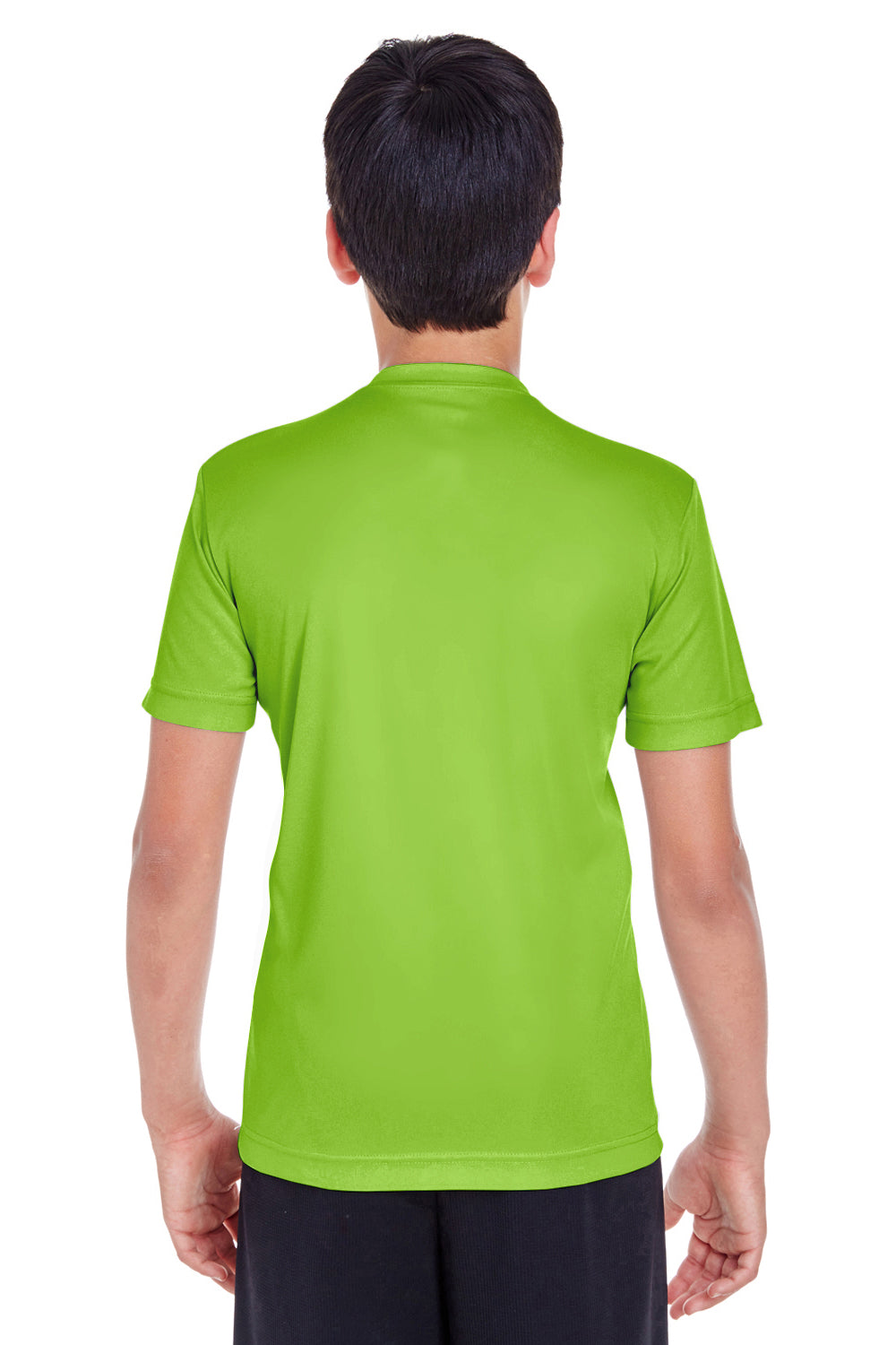 Team 365 TT11Y Zone Performance Moisture Wicking Short Sleeve Crewneck T-Shirt Acid Green Back