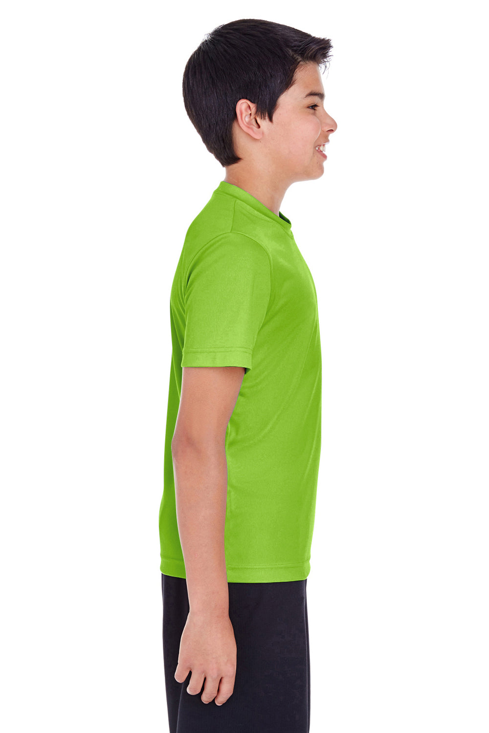 Team 365 TT11Y Zone Performance Moisture Wicking Short Sleeve Crewneck T-Shirt Acid Green Side