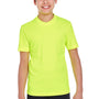 Team 365 Youth Zone Performance Moisture Wicking Short Sleeve Crewneck T-Shirt - Safety Yellow