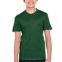 Team 365 Youth Zone Performance Moisture Wicking Short Sleeve Crewneck T-Shirt - Sport Dark Green