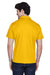 Team 365 TT21 Mens Command Performance Moisture Wicking Short Sleeve Polo Shirt Gold Back