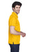 Team 365 TT21 Mens Command Performance Moisture Wicking Short Sleeve Polo Shirt Gold Side