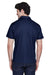Team 365 TT21 Mens Command Performance Moisture Wicking Short Sleeve Polo Shirt Navy Blue Back