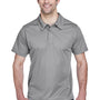 Team 365 Mens Command Performance Moisture Wicking Short Sleeve Polo Shirt - Graphite Grey