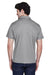 Team 365 TT21 Mens Command Performance Moisture Wicking Short Sleeve Polo Shirt Graphite Grey Back