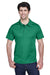 Team 365 TT21 Mens Command Performance Moisture Wicking Short Sleeve Polo Shirt Kelly Green Front