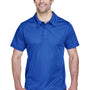 Team 365 Mens Command Performance Moisture Wicking Short Sleeve Polo Shirt - Royal Blue
